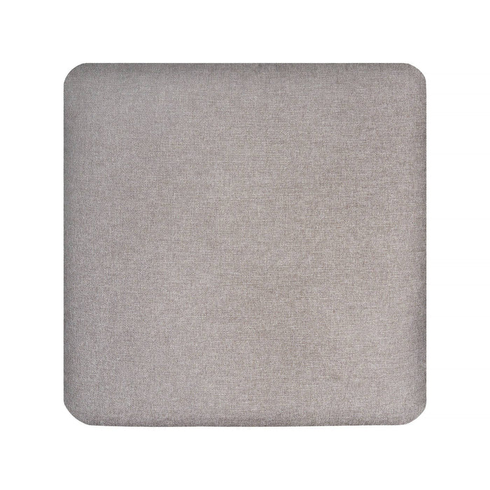 The My Cloud Slope Cushion Cover is a square, grey fabric cushion with rounded corners, viewed from above; its an ideal addition to your customizable sectional.
