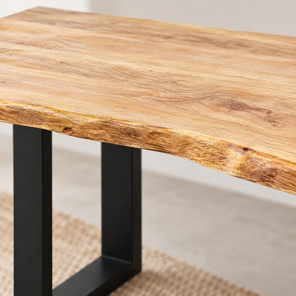60 inch Natural table — The beauty is in the grain, generated visualization