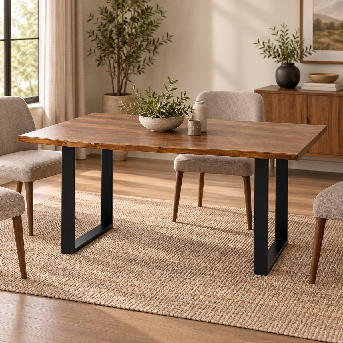 63 inch table — Made for gathering, generated visualization