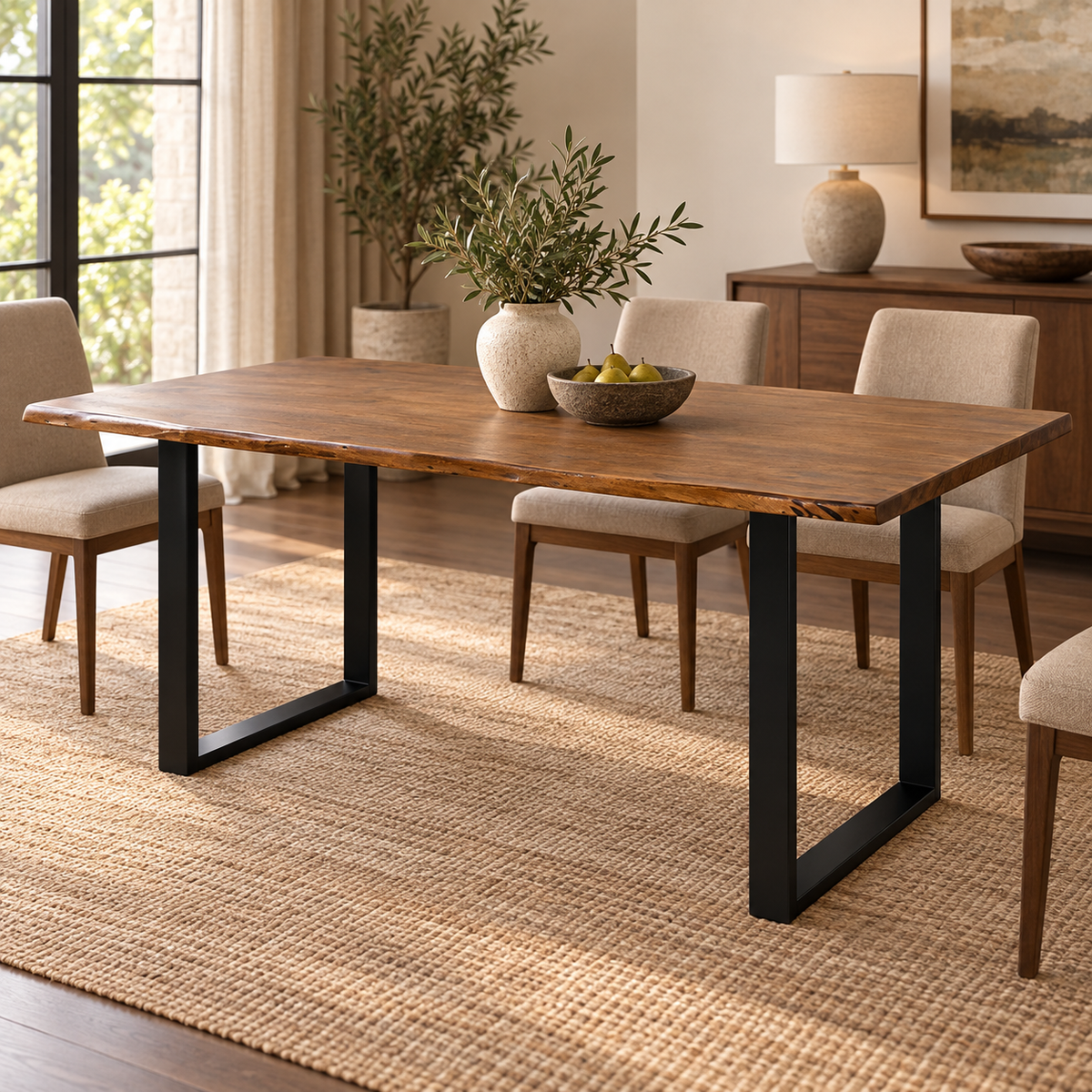 71 inch table — Made for gathering, generated visualization