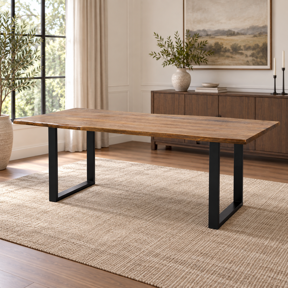 86 inch table — Made for gathering, generated visualization