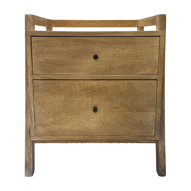 Alan Side Table with Angular Frame