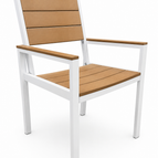 White Frame / Brown Polywood