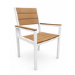 White Frame / Brown Polywood