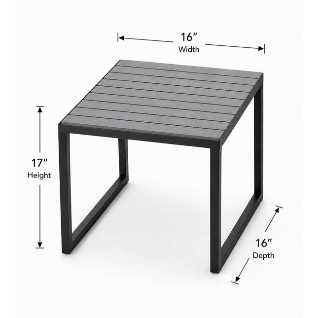 Winston Polywood Outdoor Conversation Table