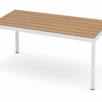 White Frame / Brown Polywood