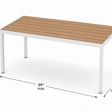 Winston Polywood Outdoor Rectangle Dining Table