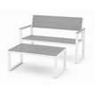 White Frame / Grey Polywood