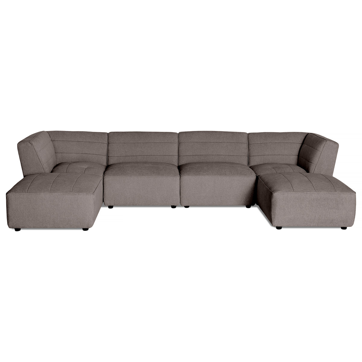 Millenium 4 Piece Straight + 2 Ottomans