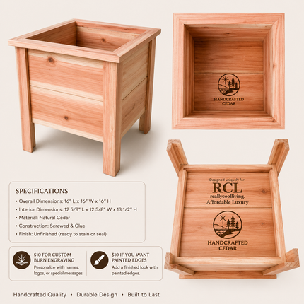 RCL Cedar Planter Box