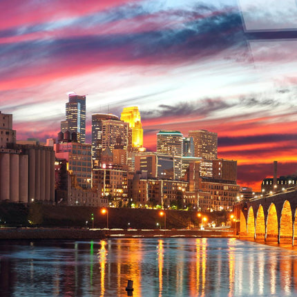 Minneapolis Cotton Candy Sky 40x60 SF1582B