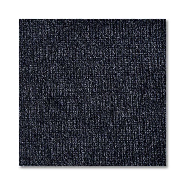A close-up of the dark gray textured fabric on the My Cloud Sofa shows a repetitive vertical stripe pattern with a soft, slightly reflective surface that creates a subtle sheen, perfect for customizable, comfortable furniture.
