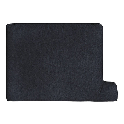 Dark-colored, L-shaped My Cloud Classic Cushion Cover with a rectangular main section and smaller segment at the bottom right, ideal for My Cloud users wanting stylish, replaceable covers; isolated on white.