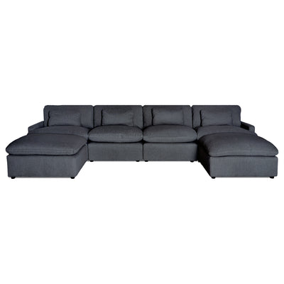 My Cloud 4 Piece Straight + 2 Ottomans