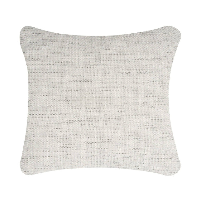My Cloud Slope Pillow is a square, light gray pillow with a subtle textured pattern and premium down & feather fill. It features gently curved edges and presents a smooth, minimalist design.