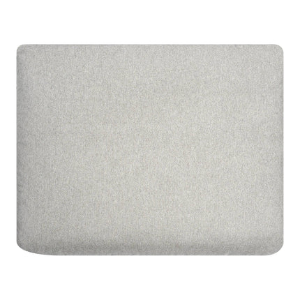 The My Cloud Cushion Cover is a rectangular, light gray fabric upholstery swatch with slightly rounded corners and a subtle woven texture. It is smooth, durable, and perfect for furniture or customizable sectional needs.