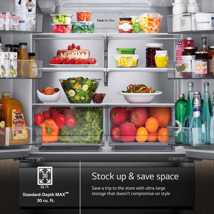 LG LF26C8210S Smart Counter-Depth MAX™ 4-Door French Door Refrigerator