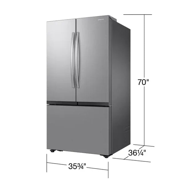 SAMSUNG REFRIGERATOR RF32CG5100SR Bespoke AI 3-Door French Door