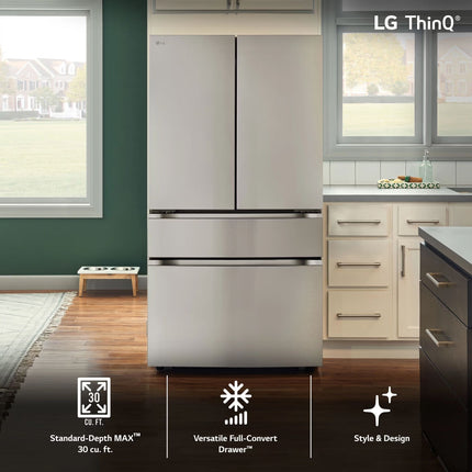 LG LF26C8210S Smart Counter-Depth MAX™ 4-Door French Door Refrigerator