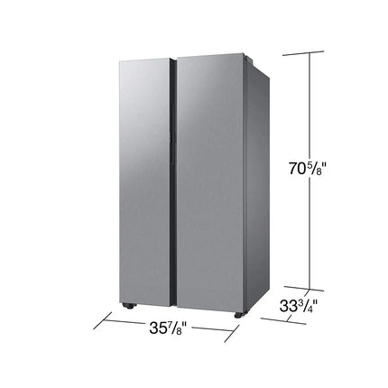 Refrigerador Side-by-Side Samsung RS28A500ASR - Nuevo Open Box