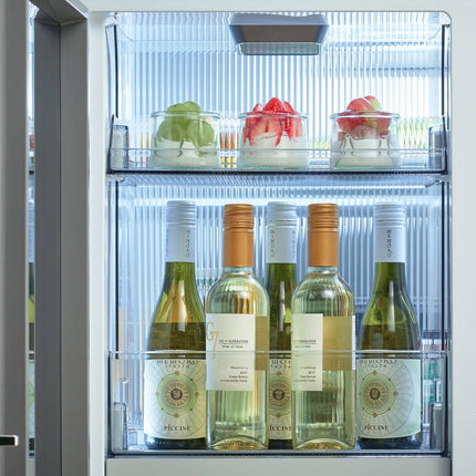 SAMSUNG REFRIGERATOR RF29DB9750QL 4-door Flex Refrigerator with Beverage Zone and Auto Open Door