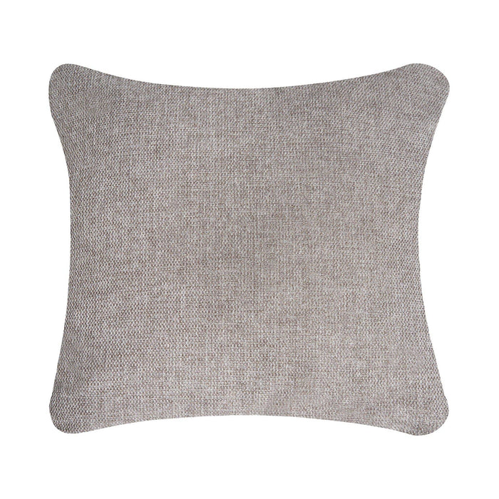 The My Cloud Slope Pillow features a square shape with lightly curved edges in light gray textured fabric, set against a plain white background. Its premium down & feather fill ensures exceptional comfort, while the woven material provides a subtle, natural appearance.