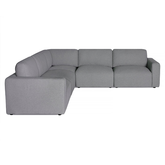 Experience modern comfort with the light gray L-shaped sectional sofa. Featuring a minimalistic design, wide armrests, and plush cushions, its perfect for any living room. Plus, enjoy Free Fabric Swatches to ensure it fits your style perfectly.