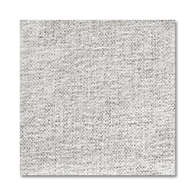 A Free Fabric Swatch of light gray carpet features a textured, speckled pattern with soft, plush fibers in varying shades of gray. Set against a plain white background, its color and texture are highlighted.