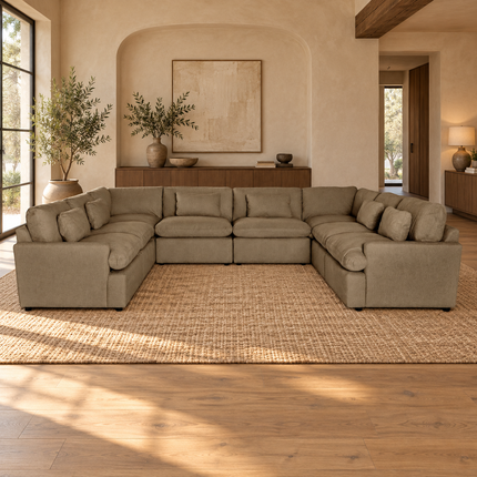 My Cloud 8 Piece Pit in Earth — staged living room