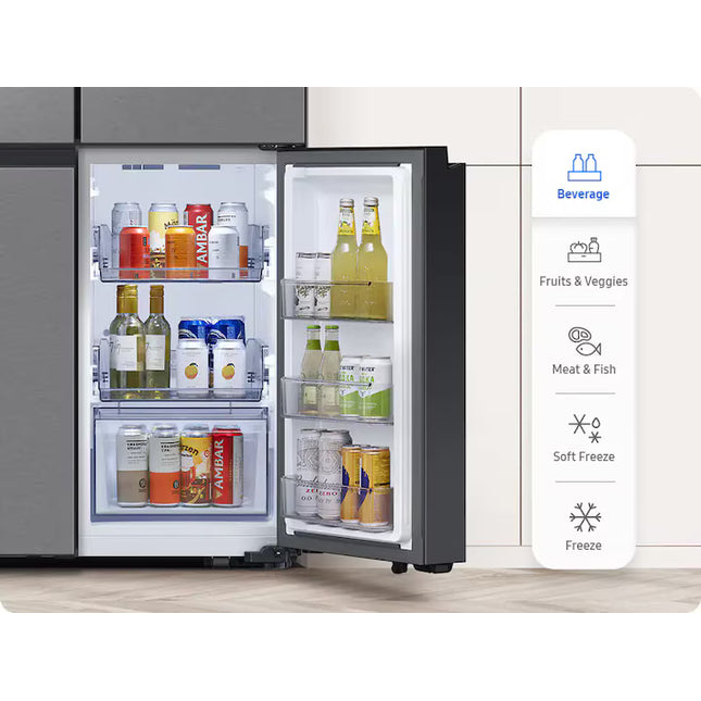 SAMSUNG REFRIGERATOR RF29DB9600QL Bespoke AI 4-Door Flex™